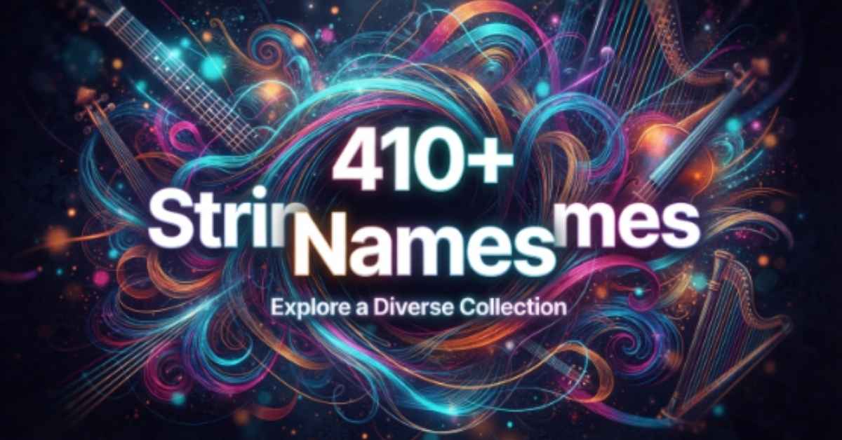 410+ String Names Cool Creative And Unique Ideas - Nick Bitz